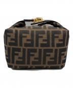 FENDIフェンディ）の古着「ズッカ柄ポーチ」｜ブラウン