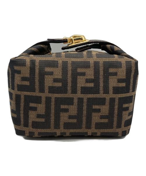 FENDI（フェンディ）FENDI (フェンディ) ズッカ柄ポーチ ブラウンの古着・服飾アイテム