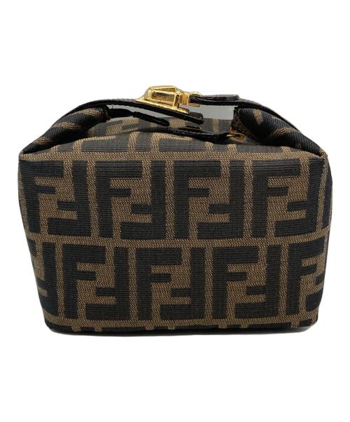 FENDI（フェンディ）FENDI (フェンディ) ズッカ柄ポーチ ブラウンの古着・服飾アイテム