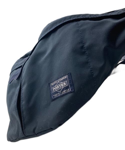 PORTER（ポーター）PORTER (ポーター) LOWERCASE (ロウワーケース) ボディーバッグ ネイビーの古着・服飾アイテム