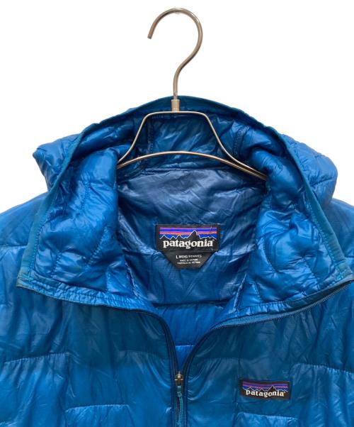 Patagonia（パタゴニア）Patagonia (パタゴニア) マイクロパフフーディー ブルー サイズ:Ⅼの古着・服飾アイテム