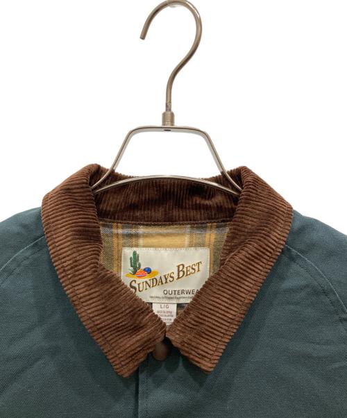 SUNDAYS BEST（サンデイズベスト）SUNDAYS BEST (サンデイズベスト) ダックコーチジャケット ネイビー サイズ:Ⅼの古着・服飾アイテム