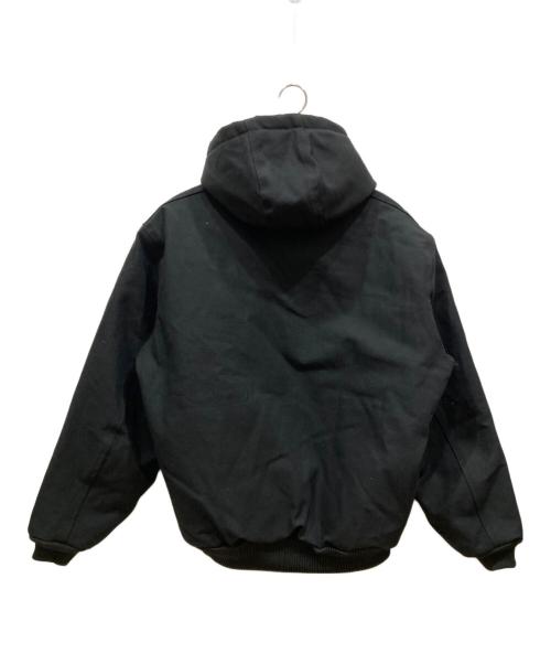 CarHartt（カーハート）CarHartt (カーハート) LOOSE FIT FIRM DUCK INSULATED FLANNEL-LINED ACTIVE JACKET ブラック サイズ:Ⅼの古着・服飾アイテム