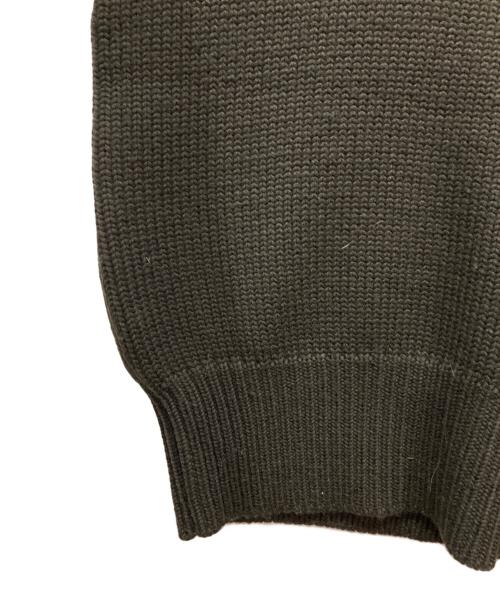 POLO RALPH LAUREN（ポロ・ラルフローレン）POLO RALPH LAUREN (ポロ・ラルフローレン) ショールカラーニット カーキ サイズ:Ⅼの古着・服飾アイテム