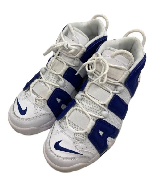 NIKE（ナイキ）NIKE (ナイキ) AIR MORE UPTEMPO 96 ホワイト×ブルー サイズ:SIZE 26cmの古着・服飾アイテム