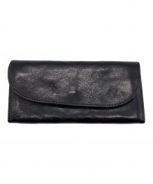 ANNAK（アナック）の古着「AMANDA OIL LEATHER LONG WALLET」｜ブラック