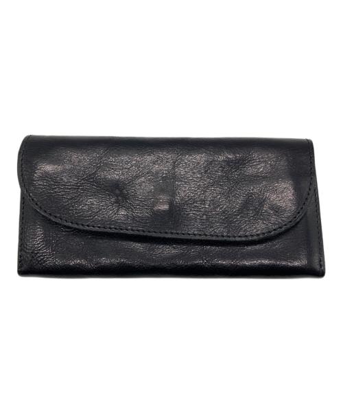 ANNAK（アナック）annak (アナック) AMANDA OIL LEATHER LONG WALLET ブラックの古着・服飾アイテム