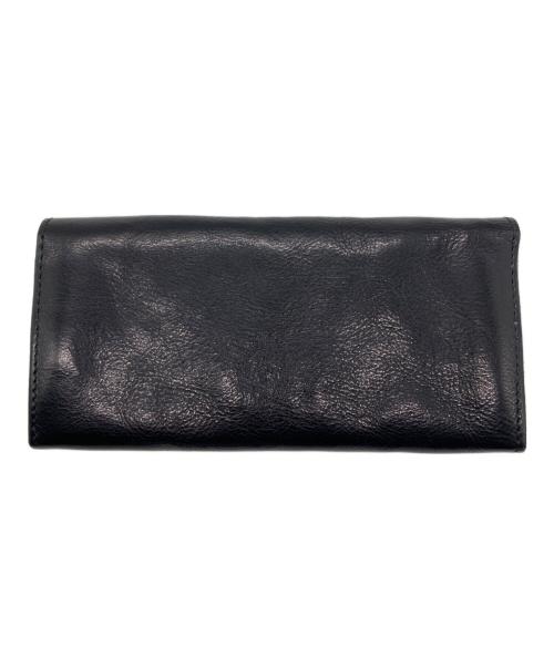 ANNAK（アナック）annak (アナック) AMANDA OIL LEATHER LONG WALLET ブラックの古着・服飾アイテム