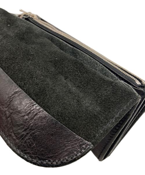 ANNAK（アナック）annak (アナック) AMANDA OIL LEATHER LONG WALLET ブラックの古着・服飾アイテム