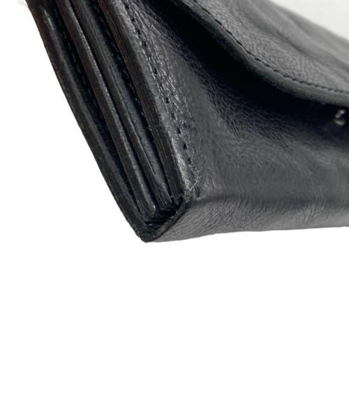 ANNAK（アナック）annak (アナック) AMANDA OIL LEATHER LONG WALLET ブラックの古着・服飾アイテム