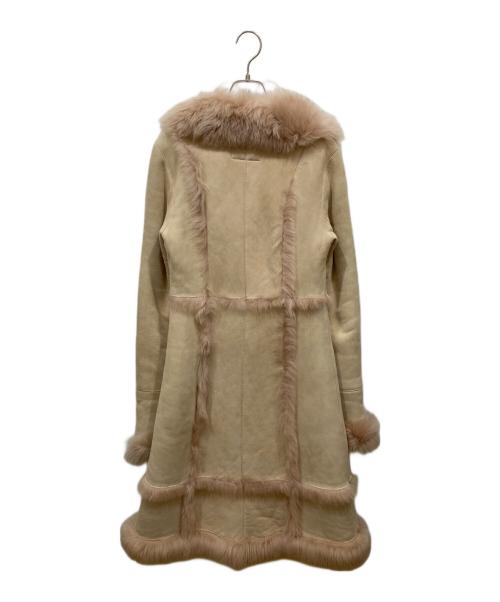 GRACE CONTINENTAL（（グレースコンチネンタル）GRACE CONTINENTAL (（グレースコンチネンタル) ムートンコート ベージュ サイズ:36の古着・服飾アイテム