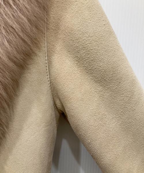 GRACE CONTINENTAL（（グレースコンチネンタル）GRACE CONTINENTAL (（グレースコンチネンタル) ムートンコート ベージュ サイズ:36の古着・服飾アイテム