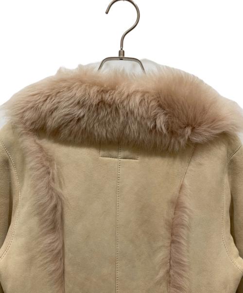 GRACE CONTINENTAL（（グレースコンチネンタル）GRACE CONTINENTAL (（グレースコンチネンタル) ムートンコート ベージュ サイズ:36の古着・服飾アイテム