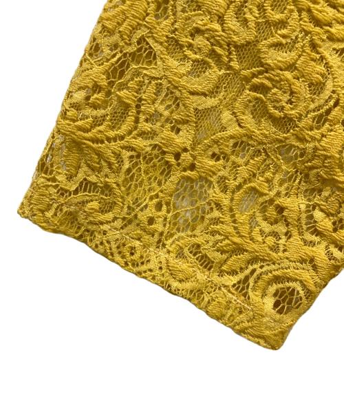 troisiemechaco（トロワズィエムチャコ）troisiemeCHACO (トロワズィエムチャコ) ブラウスワンピース イエロー サイズ:SIZE 38の古着・服飾アイテム