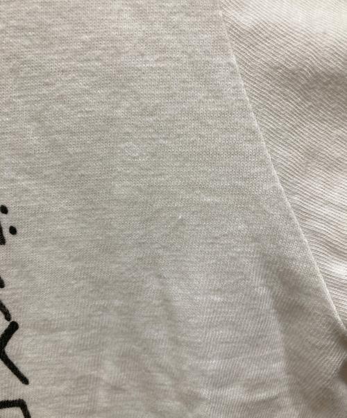 stussy（ステューシー）stussy (ステューシー) Champion (チャンピオン) プリントTシャツ ホワイト サイズ:SIZE Mの古着・服飾アイテム