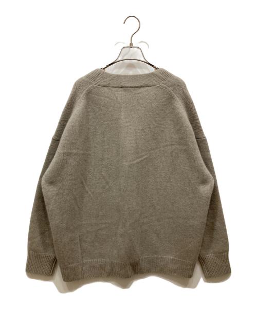 BEARDSLEY（ビアズリー）BEARDSLEY (ビアズリー) ホワイトヤクカーディガン ベージュ サイズ:FREEの古着・服飾アイテム