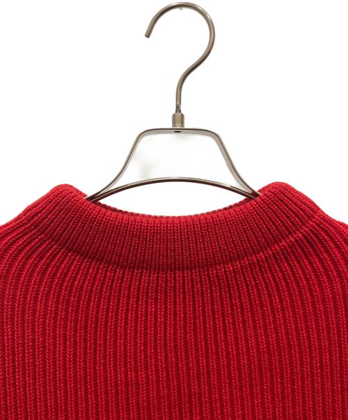 ANDERSEN-ANDERSEN（アンデルセン アンデルセン）Andersen-Andersen (アンデルセン アンデルセン) ローゲージハイネックニット レッド サイズ:Ⅿの古着・服飾アイテム