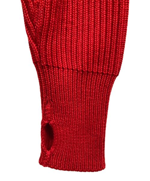 ANDERSEN-ANDERSEN（アンデルセン アンデルセン）Andersen-Andersen (アンデルセン アンデルセン) ローゲージハイネックニット レッド サイズ:Ⅿの古着・服飾アイテム