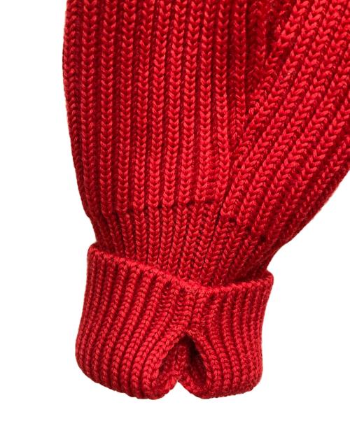 ANDERSEN-ANDERSEN（アンデルセン アンデルセン）Andersen-Andersen (アンデルセン アンデルセン) ローゲージハイネックニット レッド サイズ:Ⅿの古着・服飾アイテム