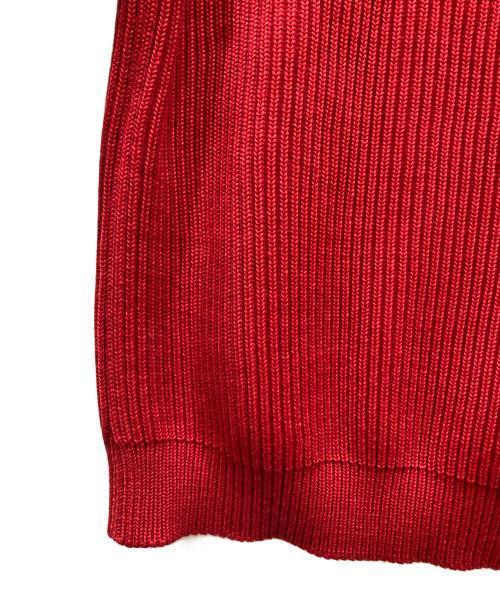 ANDERSEN-ANDERSEN（アンデルセン アンデルセン）Andersen-Andersen (アンデルセン アンデルセン) ローゲージハイネックニット レッド サイズ:Ⅿの古着・服飾アイテム