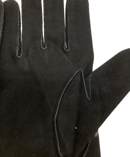 Christian Dior（クリスチャン ディオール）Christian Dior (クリスチャン ディオール) レザーグローブ ブラックの古着・服飾アイテム