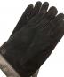 中古・古着 Christian Dior (クリスチャン ディオール) レザーグローブ ブラック：6000円