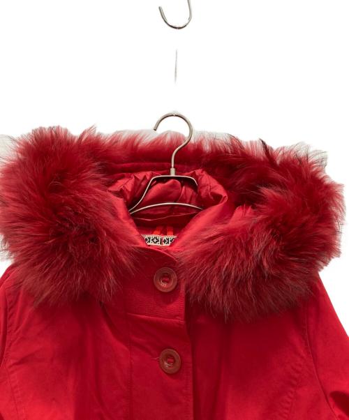 CAPE HORN（ケープホーン）CAPE HORN (ケープホーン) ラクーンファーダウンジャケット レッド サイズ:46の古着・服飾アイテム