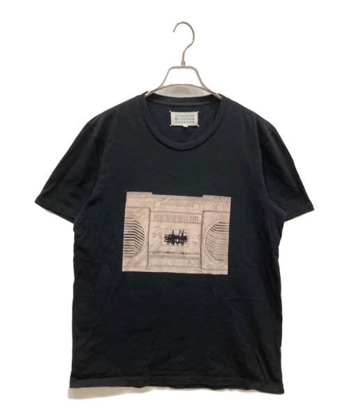 Maison Margiela（メゾンマルジェラ）Maison Margiela (メゾンマルジェラ) ラジオT ブラック サイズ:48の古着・服飾アイテム