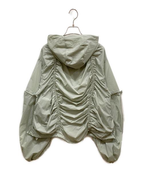 emmi（エミ）emmi (エミ) ギャザーナイロンブルゾン グリーン サイズ:freeの古着・服飾アイテム