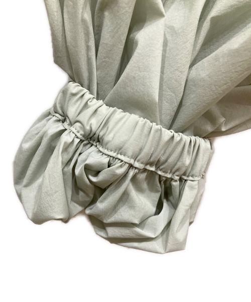 emmi（エミ）emmi (エミ) ギャザーナイロンブルゾン グリーン サイズ:freeの古着・服飾アイテム