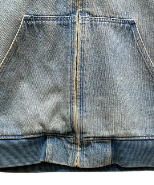 stussy（ステューシー）stussy (ステューシー) デニムフーデットジップジャケット インディゴ サイズ:XLの古着・服飾アイテム