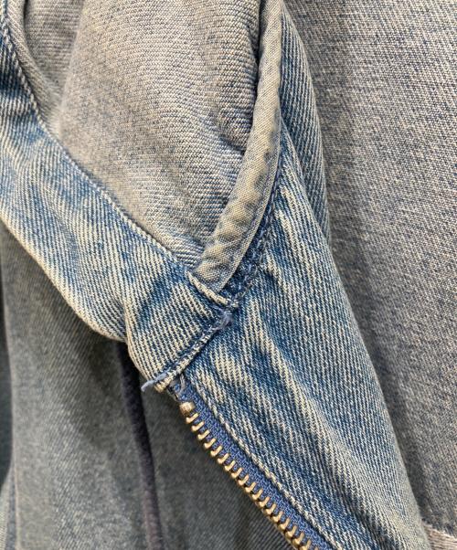 stussy（ステューシー）stussy (ステューシー) デニムフーデットジップジャケット インディゴ サイズ:XLの古着・服飾アイテム