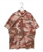 SUPREMEシュプリーム）の古着「Washed Camo Polo Pink Camo」｜ピンク