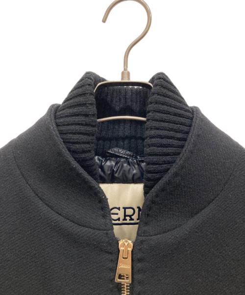 HERNO（ヘルノ）HERNO (ヘルノ) スタンドカラーコート ブラック サイズ:40の古着・服飾アイテム