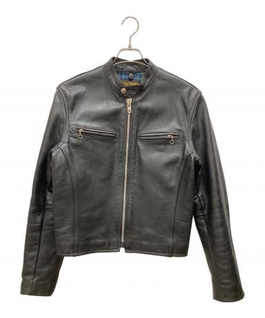 バンソン　シングルライダースジャケット　38 古着 中古・古着通販】VANSON (バンソン) シングルライダースジャケット