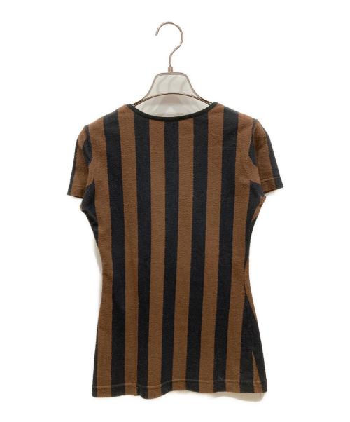 FENDI（フェンディ）FENDI (フェンディ) 半袖カットソー ブラウン サイズ:SIZE 40の古着・服飾アイテム