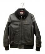 OR GLORYオアグローリー）の古着「ライダースジャケット」｜ブラック