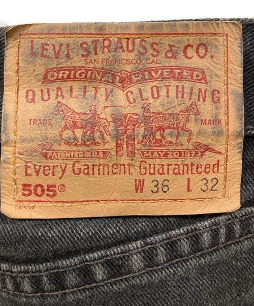 LEVI'S（リーバイス）LEVI'S (リーバイス) 505デニムパンツ ブラック サイズ: 91cm (W36)の古着・服飾アイテム