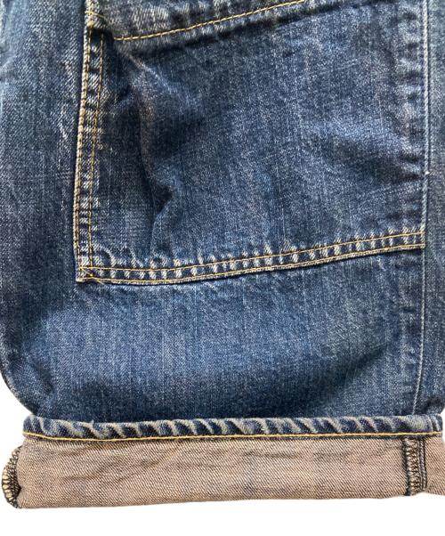 Y's（ワイズ）Y's (ワイズ) Curved Hem Pocket Wide Denim Pants インディゴ サイズ:3の古着・服飾アイテム