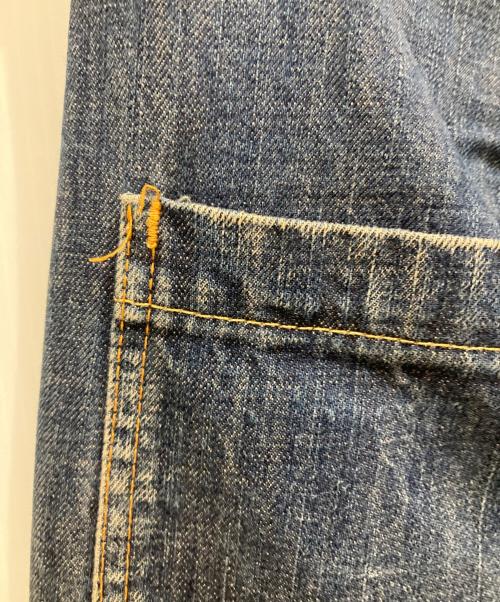 Y's（ワイズ）Y's (ワイズ) Curved Hem Pocket Wide Denim Pants インディゴ サイズ:3の古着・服飾アイテム