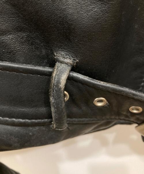 Schott（ショット）Schott (ショット) ダブルライダースジャケット ブラック サイズ:38の古着・服飾アイテム