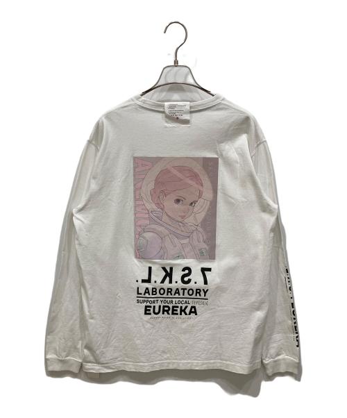 SEVESKIG（セヴシグ）SEVESKIG (セヴシグ) プリントカットソー ホワイト サイズ:SIZE Mの古着・服飾アイテム