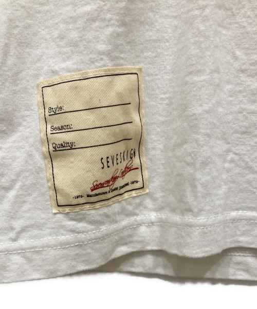 SEVESKIG（セヴシグ）SEVESKIG (セヴシグ) プリントカットソー ホワイト サイズ:SIZE Mの古着・服飾アイテム