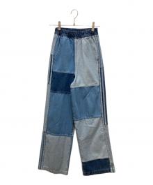 adidas（アディダス）の古着「パッチワークジーン」｜インディゴ