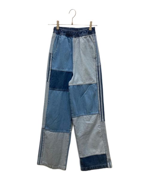 adidas（アディダス）adidas (アディダス) パッチワークジーン インディゴ サイズ:SIZE XSの古着・服飾アイテム