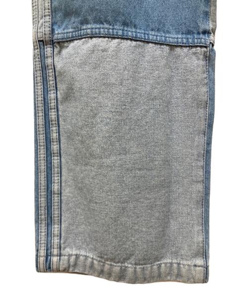 adidas（アディダス）adidas (アディダス) パッチワークジーン インディゴ サイズ:SIZE XSの古着・服飾アイテム