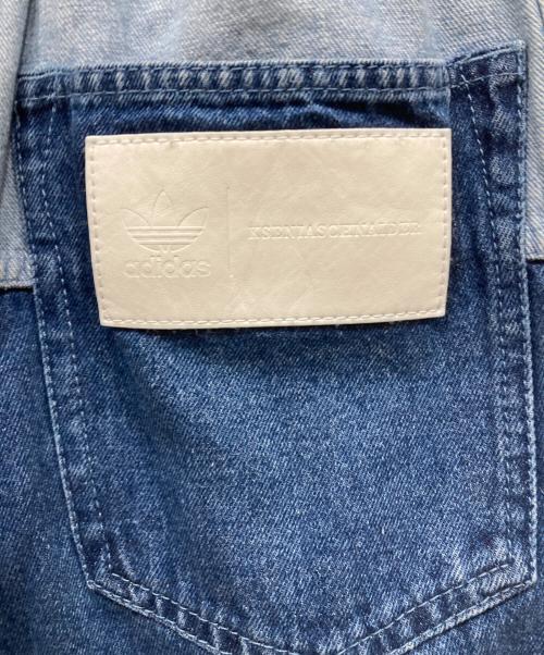 adidas（アディダス）adidas (アディダス) パッチワークジーン インディゴ サイズ:SIZE XSの古着・服飾アイテム