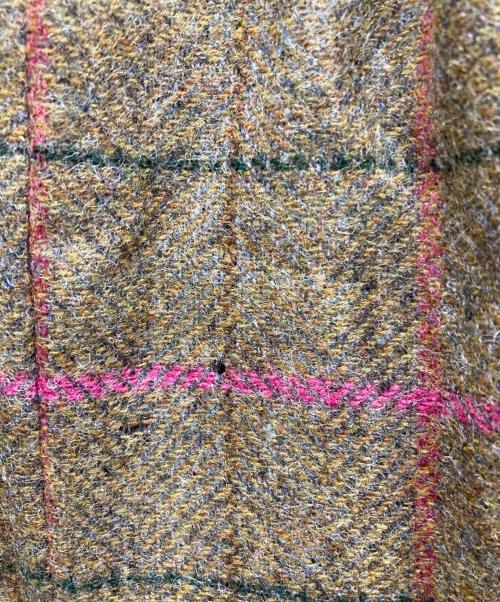 ASEEDONCLOUD（アシードンクラウド）ASEEDONCLOUD (アシードンクラウド) apron work skirt ブラウン×ブラック サイズ:FREEの古着・服飾アイテム