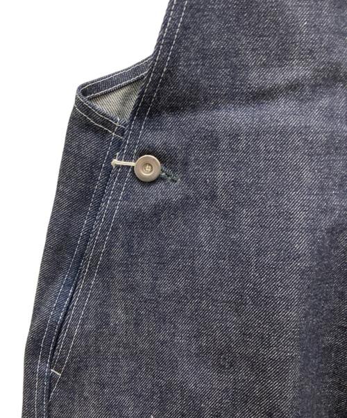 TUKI（ツキ）TUKI (ツキ) TYPE2ノンウォッシュデニムサロペット インディゴ サイズ:SIZE 0の古着・服飾アイテム