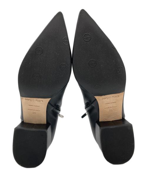 sergio rossi（セルジオロッシ）sergio rossi (セルジオロッシ) ヒールブーツ ブラック サイズ:SIZE 23cmの古着・服飾アイテム